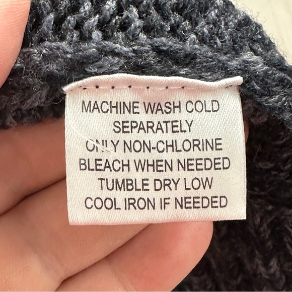 Weatherproof Vintage sweater, XL, NEW. Mock neck, chunky cable knit, fisherman - Picture 13 of 14